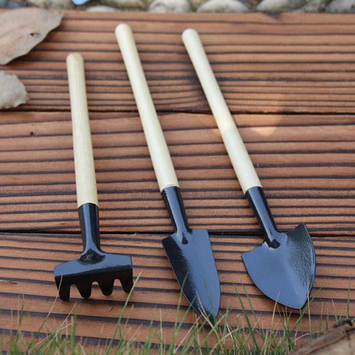 3-Piece Mini Garden Tool Set - Succulent Planting Kit with Small Shovels