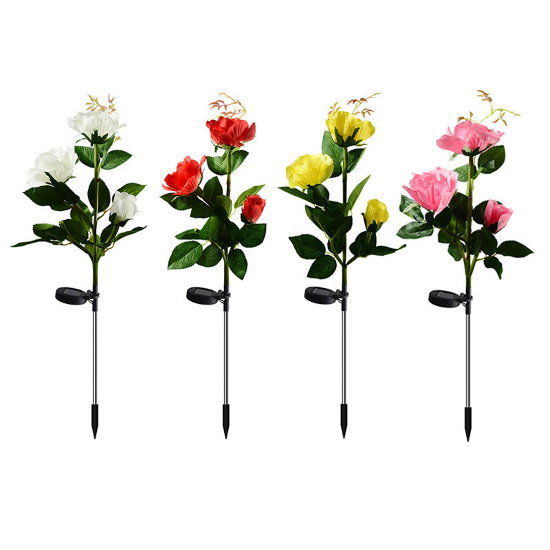 Solar Simulation Wisteria Flower Light Outdoor Waterproof Plug-in Light Solar Rainproof Garden Light Lawn Light