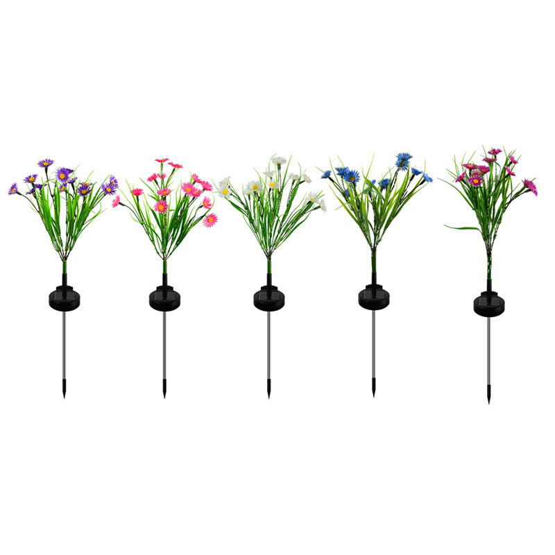 Solar Simulation Wisteria Flower Light Outdoor Waterproof Plug-in Light Solar Rainproof Garden Light Lawn Light