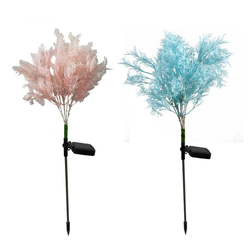 Solar Simulation Wisteria Flower Light Outdoor Waterproof Plug-in Light Solar Rainproof Garden Light Lawn Light