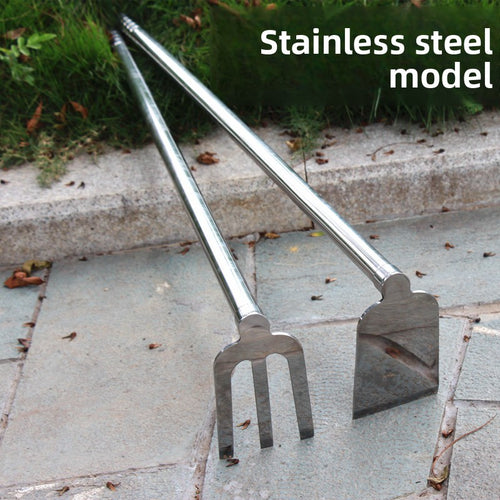 1.2M stainless steel hoe, steel plate hoe Agricultural hoe Garden hoe Agricultural tool with handle
